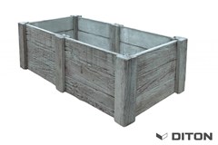 DITON LINIE DŘEVA Záhon III. DUB tmavý 235/126/75cm